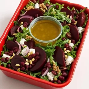 Arugula and beets salad