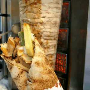 Chicken Shawarma With Fries